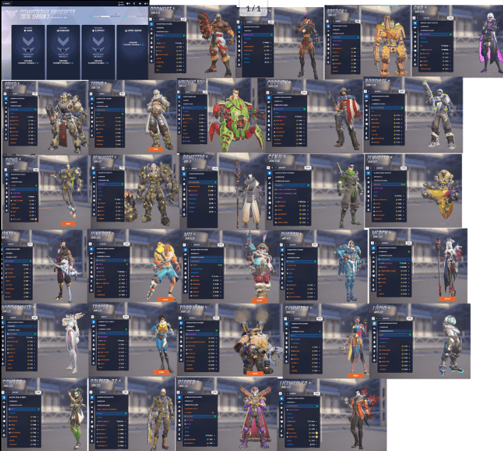 TRIPLE BRONZE🔥52 SKINS 23 LEGENDARY