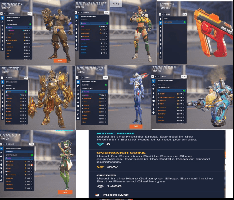 RFR  50 wins   + skins + weapon skin 1.4k credits
